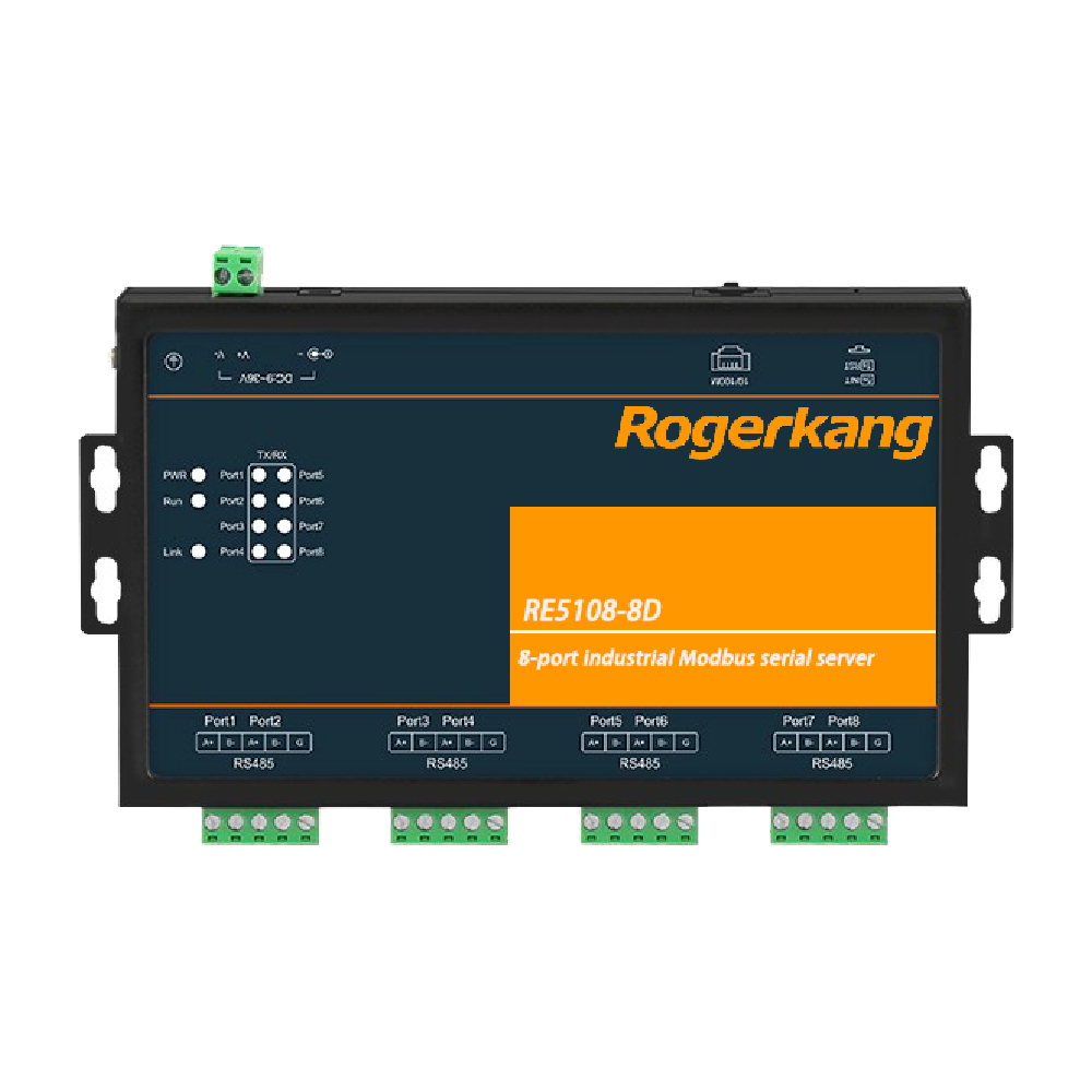 RE5108工业级8路RS232/485串口服务器